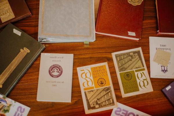 several pieces of memorabilia on a table